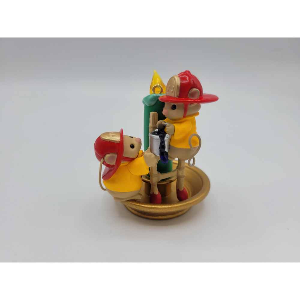 Hallmark Keepsake‎ Ornament 1999 Flame-fighting Friends Mouse Candlestick
